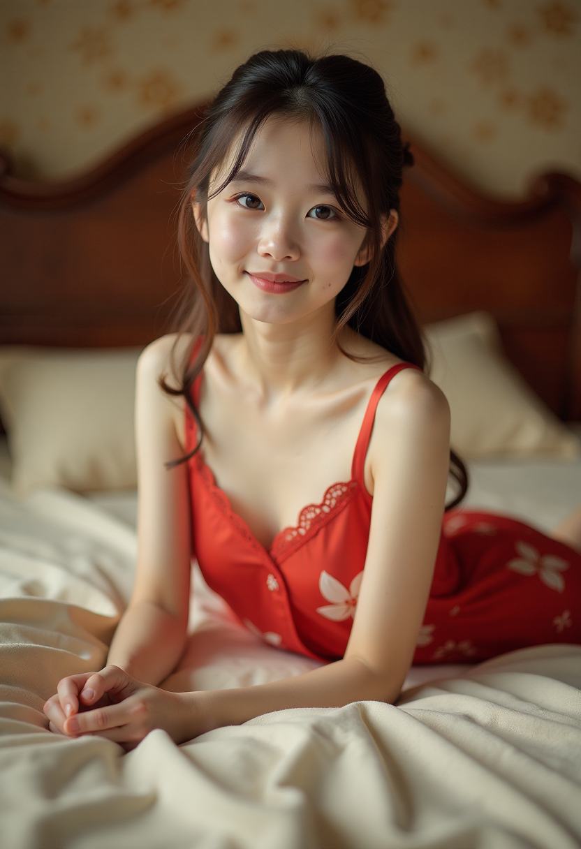 林间篝火
